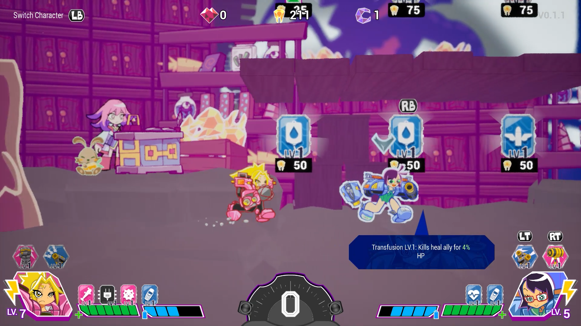 《夢閃少女》商店展示