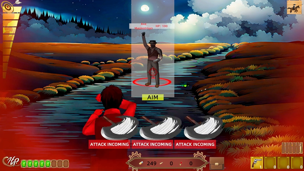 《命運之槍：伊利亞的白銀之槍》遊戲畫面截圖 戰鬥截圖 2