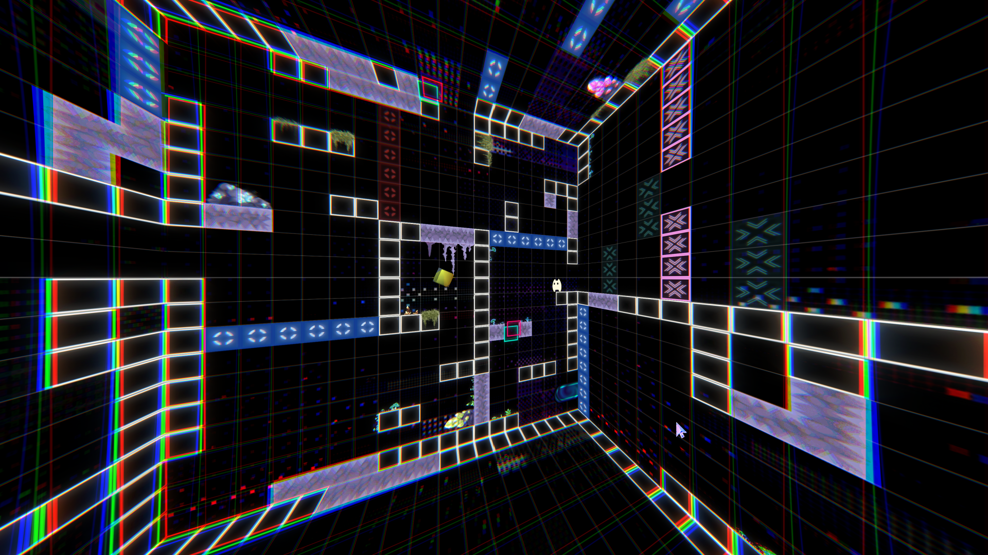 《維度啟程》遊戲畫面截圖 - Cave_Glitch