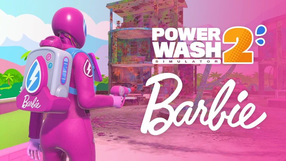 芭比閃耀魅力點亮  《PowerWash Simulator 2》