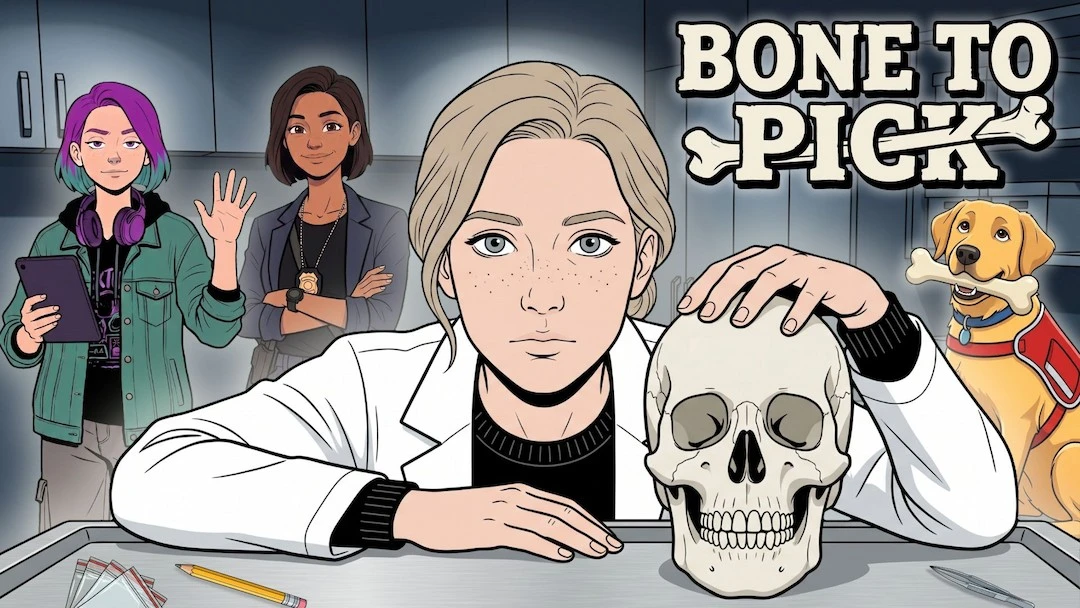 法醫推理視覺小說《Bone to Pick / 拾骨謎案》免費試玩版將於10月8日登上Steam／Studio K Games