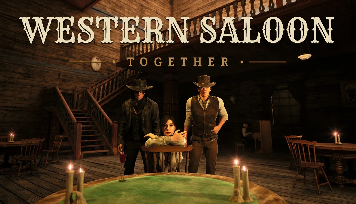 和好友在狂野西部經營酒館！《Western Saloon Together》2026 年 10 月登陸 Steam