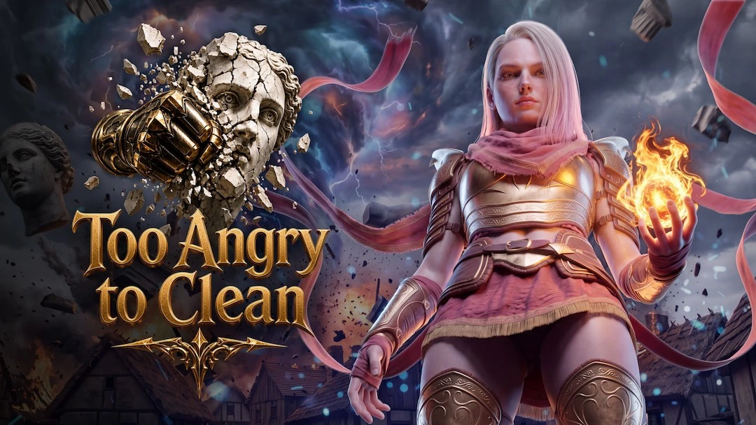Grim Page Studio 發表合作遊戲《Too Angry to Clean》：對付亡靈，最好的武器是一棟倒塌的房子