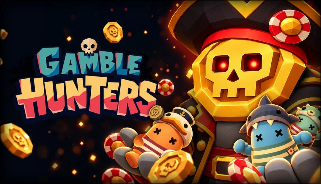 四人合作賭場 Roguelite《Gamble Hunters》Steam 免費試玩版開放，支援繁體中文